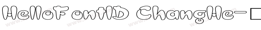 HelloFontID ChangHe字体转换